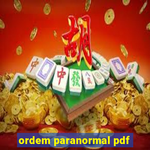 ordem paranormal pdf